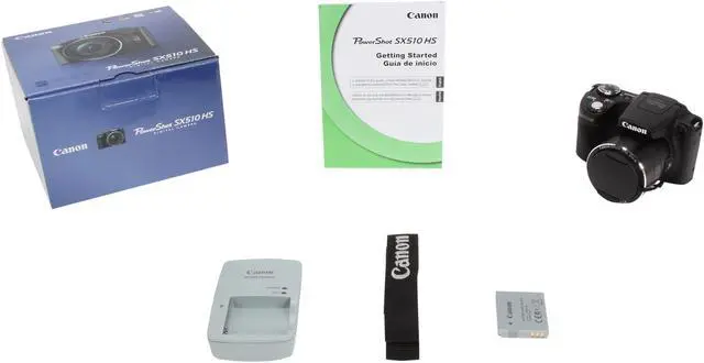 Alt view image 9 of 9 - Canon PowerShot SX510 HS Black Approx. 12.1 Megapixels 30X Optical Zoom Digital Camera