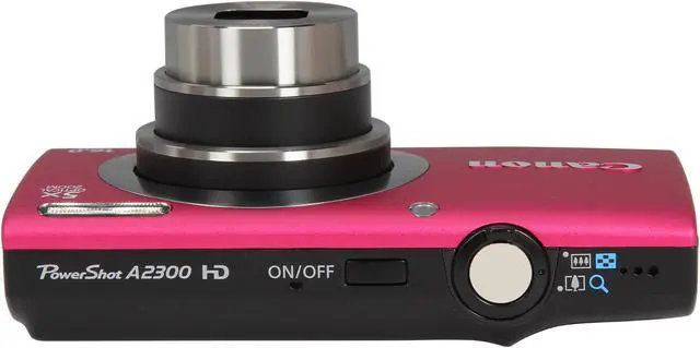 Alt view image 6 of 8 - Canon PowerShot A2300 IS 16.0 MP Digital Camera with 5x Optical Zoom, Red