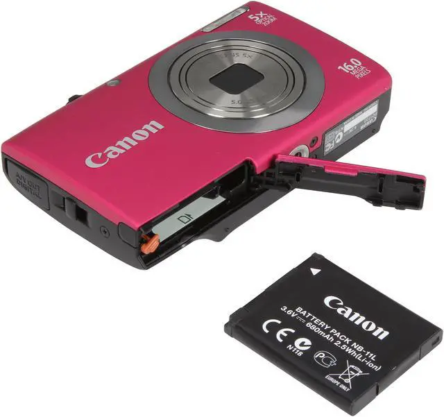 Alt view image 7 of 8 - Canon PowerShot A2300 IS 16.0 MP Digital Camera with 5x Optical Zoom, Red