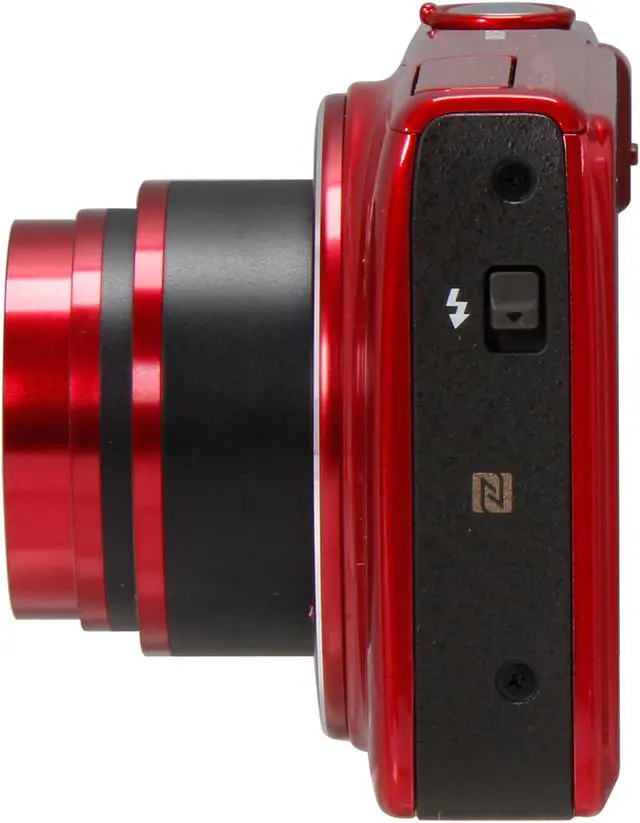 Alt view image 3 of 9 - Canon PowerShot SX600 HS Red 16 MP 18X Optical Zoom 25mm Wide Angle Digital Camera HDTV Output