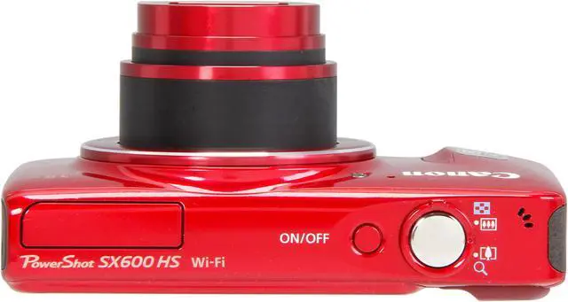 Alt view image 7 of 9 - Canon PowerShot SX600 HS Red 16 MP 18X Optical Zoom 25mm Wide Angle Digital Camera HDTV Output