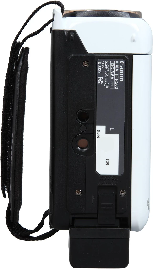 Canon R500 Canon VIXIA HF R500 9176B002 White Full HD HDD/Flash Memory Camcorder ...