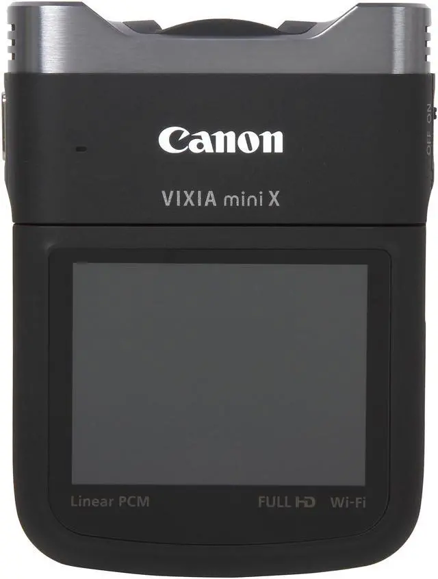 Alt view image 2 of 10 - Canon VIXIA mini X 9114B002 Black 1/2.3" CMOS 2.7" 230K Touch LCD Full HD HDD/Flash Memory Camcorder