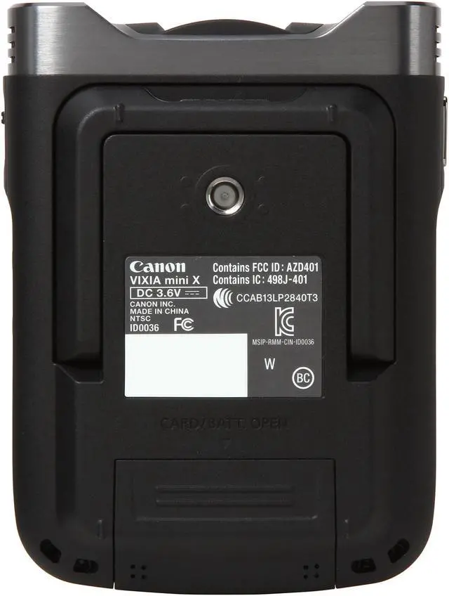 Alt view image 4 of 10 - Canon VIXIA mini X 9114B002 Black 1/2.3" CMOS 2.7" 230K Touch LCD Full HD HDD/Flash Memory Camcorder