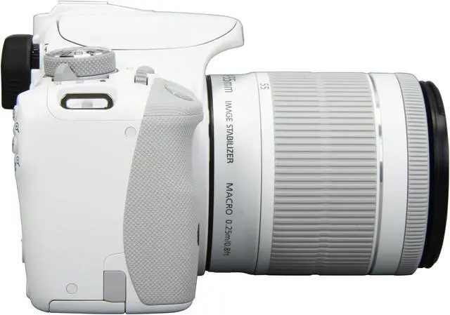 Alt view image 3 of 9 - Canon EOS Rebel SL1 9123B002 White 18.0 MP Digital SLR Camera with EF-S 18-55mm f/3.5-5.6 IS STM Lens