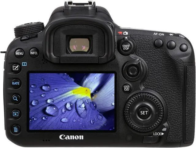 Alt view image 5 of 9 - Canon EOS 7D MARK II 9128B002 Black 20.2 MP Digital SLR Camera - Body