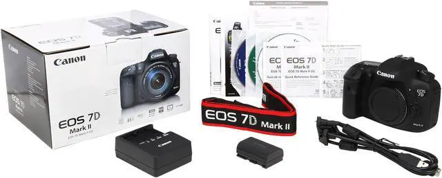 Alt view image 10 of 9 - Canon EOS 7D MARK II 9128B002 Black 20.2 MP Digital SLR Camera - Body