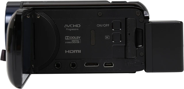 Alt view image 4 of 9 - Canon VIXIA HF R62 0278C004 Black 1/4.85" CMOS 3.0" 230K Touch LCD 32X Optical Zoom Full HD HDD/Flash Memory Camcorder
