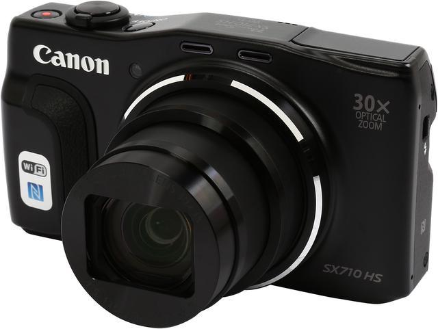 Canon PowerShot SX710 HS Black 20.3 MP 25mm Wide Angle High-End