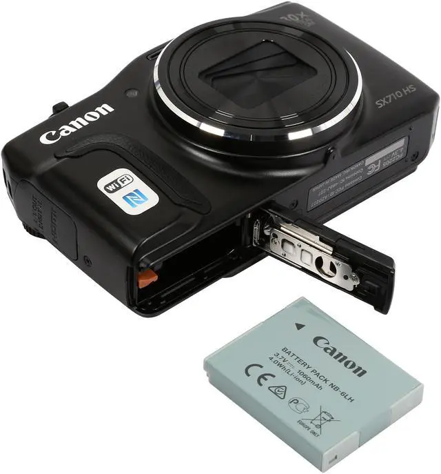 Alt view image 7 of 8 - Canon PowerShot SX710 HS Black 20.3 MP 30X Optical Zoom 25mm Wide Angle High-End, Advanced Digital Camera HDTV Output