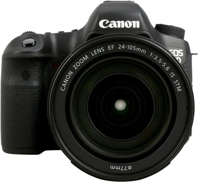 Alt view image 2 of 8 - Canon EOS 6D 8035B106 Black 20.2 MP Digital SLR Camera with EF 24-105mm f/3.5-5.6 IS STM Lens