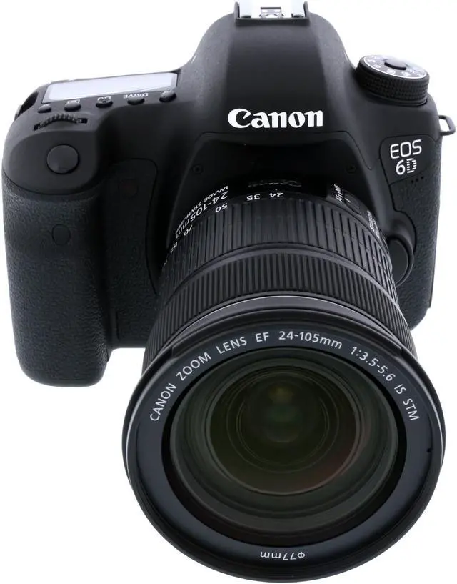 Canon EOS 6D 8035B106 Black Digital SLR Camera with EF 24