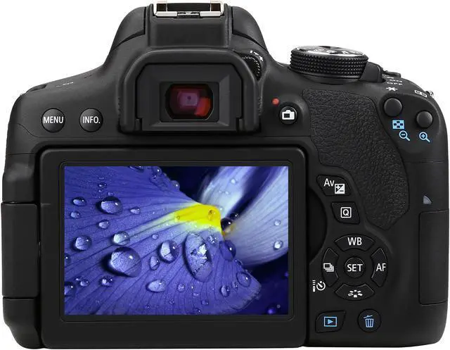 Alt view image 5 of 10 - Canon EOS Rebel T6i 0591C003 Black 24.20 MP Digital SLR Camera with EF-S 18-55mm IS STM Lens