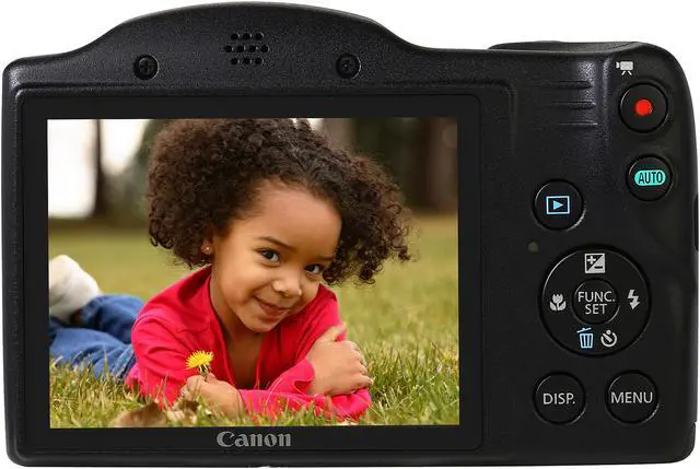 Alt view image 5 of 9 - Canon PowerShot SX410 IS Black 20.0 MP 40X Optical Zoom 24mm Wide Angle Digital Camera