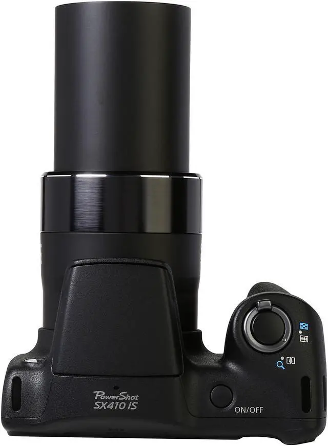 Alt view image 7 of 9 - Canon PowerShot SX410 IS Black 20.0 MP 40X Optical Zoom 24mm Wide Angle Digital Camera