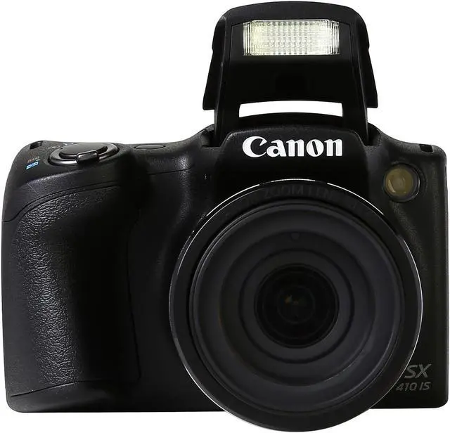 Alt view image 8 of 9 - Canon PowerShot SX410 IS Black 20.0 MP 40X Optical Zoom 24mm Wide Angle Digital Camera