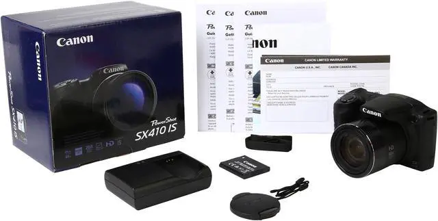 Alt view image 10 of 9 - Canon PowerShot SX410 IS Black 20.0 MP 40X Optical Zoom 24mm Wide Angle Digital Camera