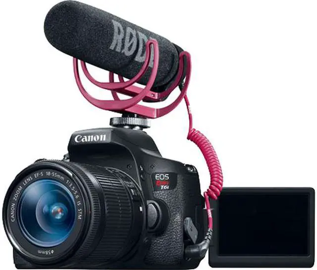 Main image of Canon 0591C024 Black EOS Rebel T6i Video Creator Kit