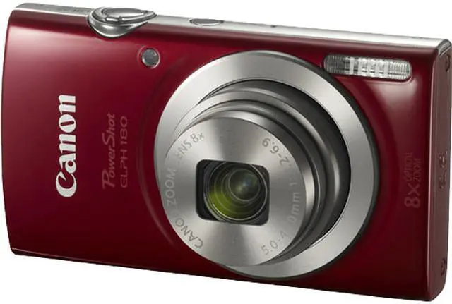 Main image of Canon PowerShot ELPH 180 Digital Camera - Red