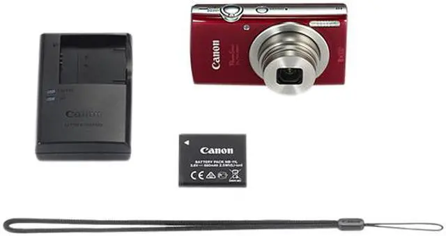 Alt view image 5 of 6 - Canon PowerShot ELPH 180 Digital Camera - Red