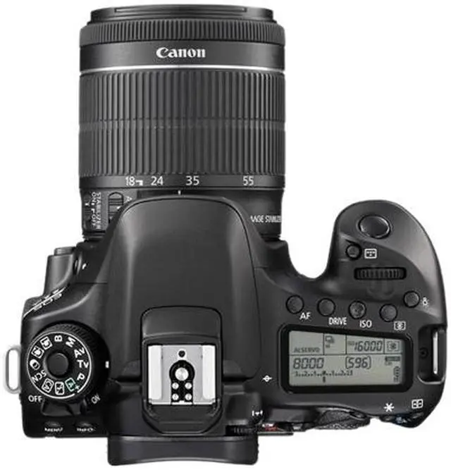 Alt view image 6 of 6 - Canon EOS 80D 1263C005 Black Digital SLR Camera with 18-55mm IS STM Lens  KIT