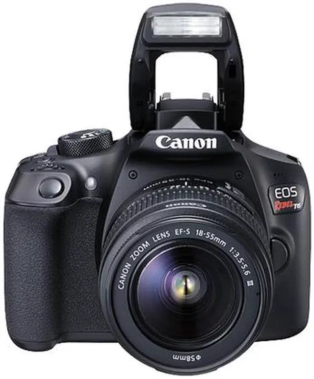 Alt view image 2 of 6 - Canon EOS Rebel T6 DSLR Camera with 18 - 55 mm Lens