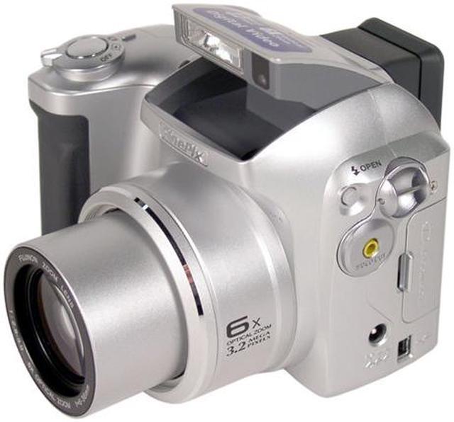 Alt view image 4 of 7 - FUJIFILM FinePix S3000 2-Tone 3.2MP 6X Optical Zoom Digital Camera