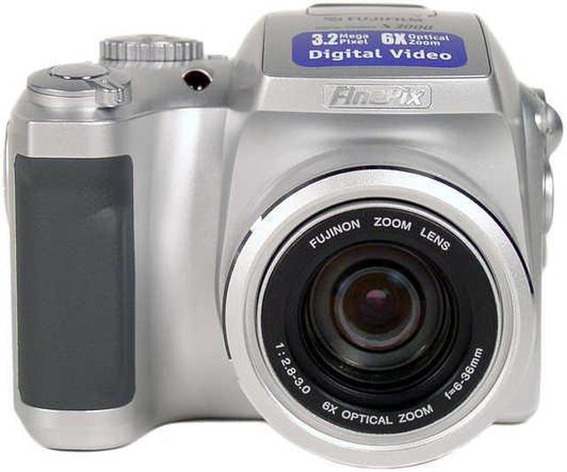 Alt view image 2 of 7 - FUJIFILM FinePix S3000 2-Tone 3.2MP 6X Optical Zoom Digital Camera