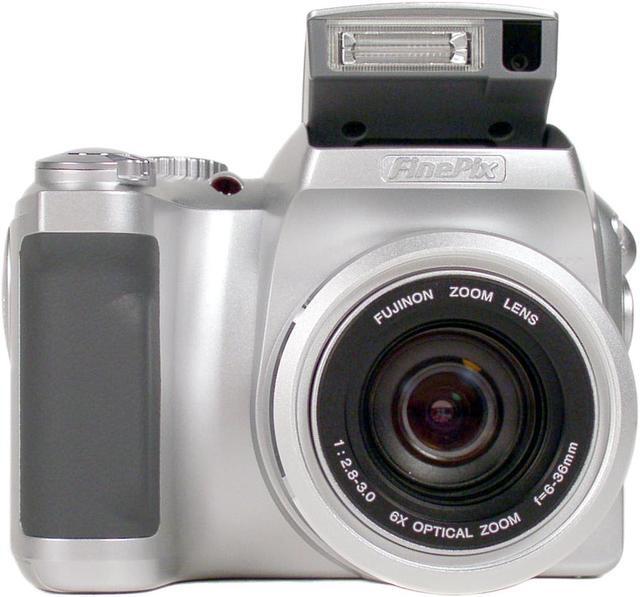Alt view image 3 of 7 - FUJIFILM FinePix S3000 2-Tone 3.2MP 6X Optical Zoom Digital Camera