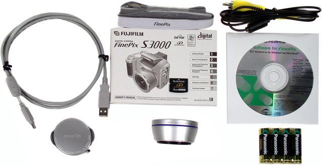 Alt view image 6 of 7 - FUJIFILM FinePix S3000 2-Tone 3.2MP 6X Optical Zoom Digital Camera