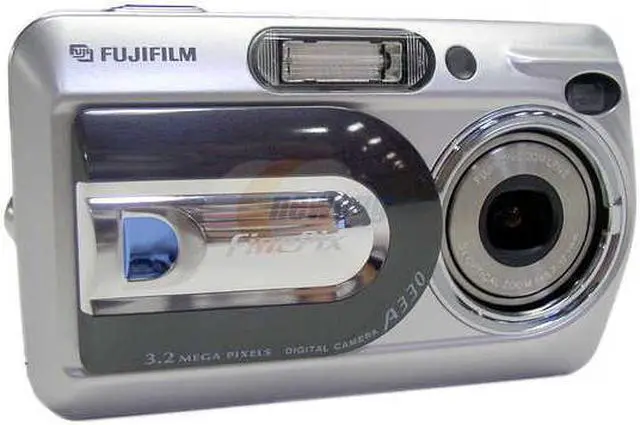 Alt view image 2 of 9 - FUJIFILM FinePix A330 2-Tone 3.2MP 3X Optical Zoom Digital Camera