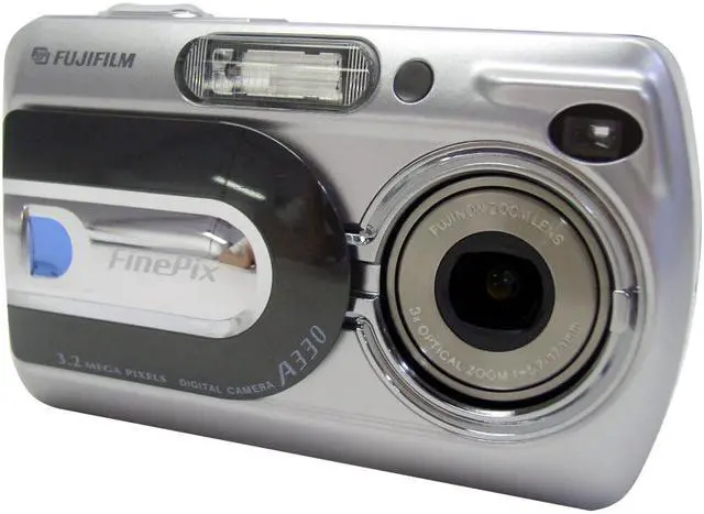 Alt view image 7 of 9 - FUJIFILM FinePix A330 2-Tone 3.2MP 3X Optical Zoom Digital Camera