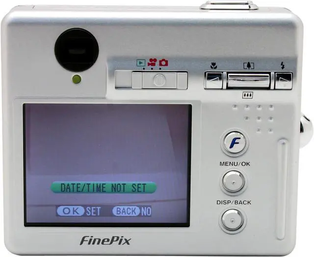 Alt view image 6 of 10 - FUJIFILM Finepix F440 Silver 4.1MP 3.4X Optical Zoom Digital Camera