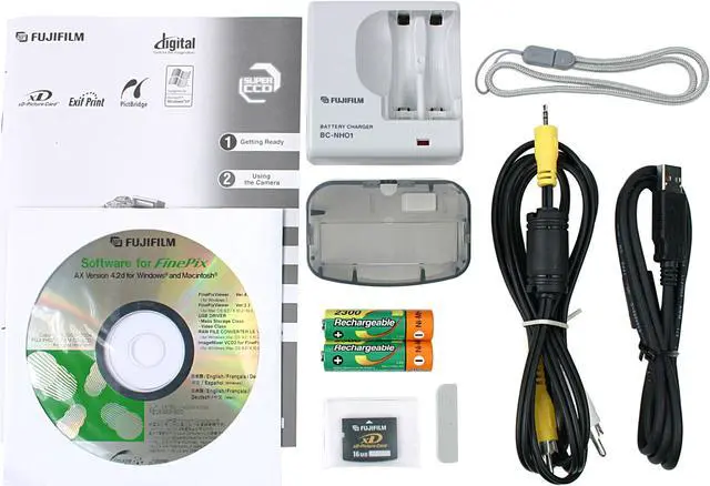 Alt view image 8 of 9 - FUJIFILM FinePix E550 Silver 6.3 MP 4X Optical Zoom Digital Camera