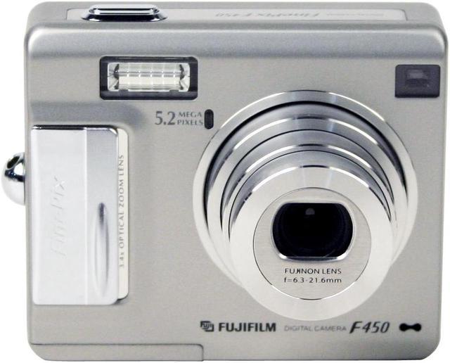 FUJIFILM FinePix F450 Silver 5.0MP 3.4X Optical Zoom Digital Camera