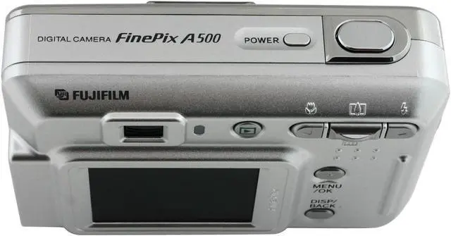 Alt view image 6 of 9 - FUJIFILM A500 Silver 5.1 MP 3X Optical Zoom Digital Camera