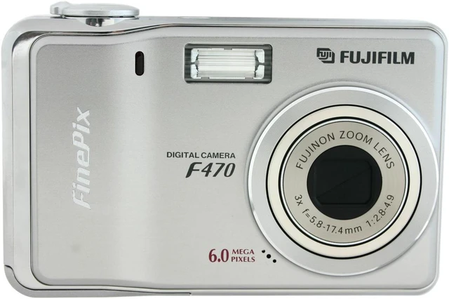 Main image of FUJIFILM F470 Silver 6.0 MP 3X Optical Zoom Digital Camera