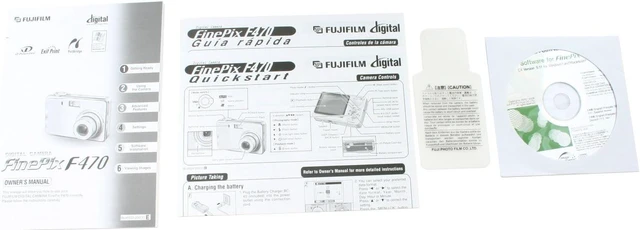 Alt view image 7 of 8 - FUJIFILM F470 Silver 6.0 MP 3X Optical Zoom Digital Camera