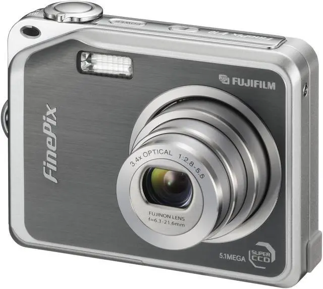 Alt view image 3 of 3 - FUJIFILM FinePix V10 Silver & Gray 5.1 MP 3.4X Optical Zoom Digital Camera