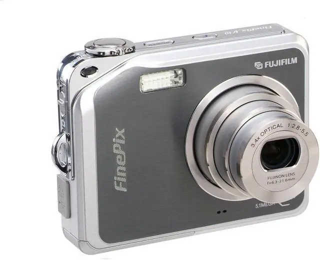 Main image of FUJIFILM FinePix V10 Silver & Gray 5.1 MP 3.4X Optical Zoom Digital Camera