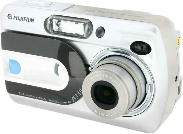 Alt view image 2 of 9 - FUJIFILM FinePix A330 Silver 3.2 MP 3X Optical Zoom Digital Camera