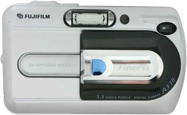 Alt view image 3 of 9 - FUJIFILM FinePix A330 Silver 3.2 MP 3X Optical Zoom Digital Camera