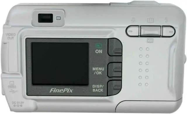 Alt view image 4 of 9 - FUJIFILM FinePix A330 Silver 3.2 MP 3X Optical Zoom Digital Camera