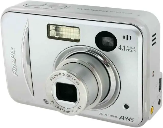 Alt view image 2 of 8 - FUJIFILM FinePix A345 Silver 4.1 MP 3X Optical Zoom Digital Camera
