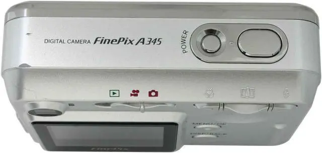 Alt view image 5 of 8 - FUJIFILM FinePix A345 Silver 4.1 MP 3X Optical Zoom Digital Camera