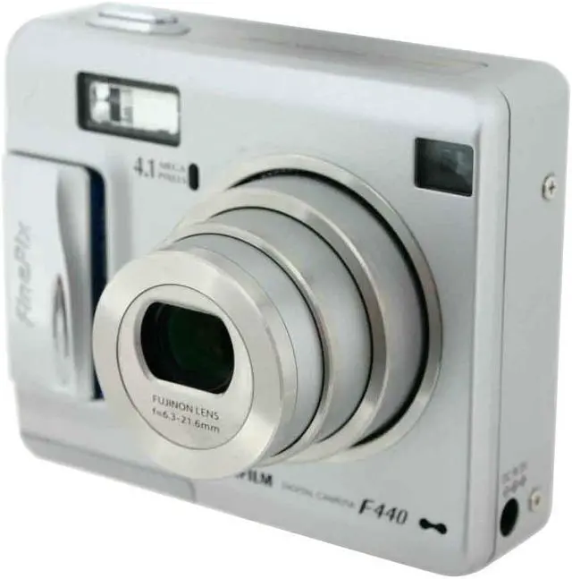 Alt view image 2 of 10 - FUJIFILM Finepix F440 Silver 4.1 MP 3.4X Optical Zoom Digital Camera