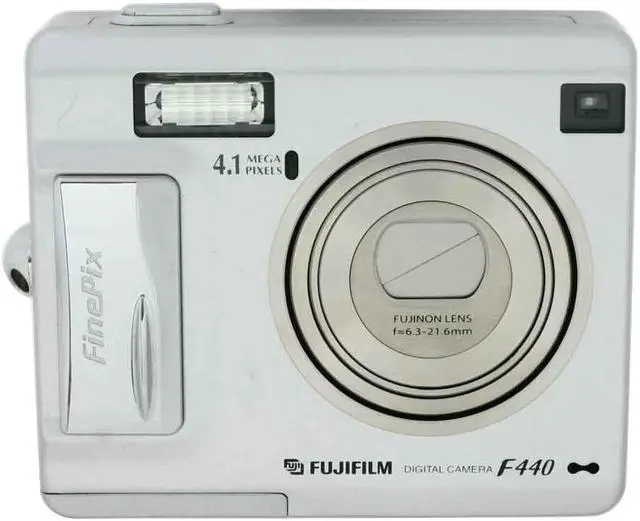 Alt view image 3 of 10 - FUJIFILM Finepix F440 Silver 4.1 MP 3.4X Optical Zoom Digital Camera