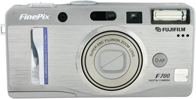 Alt view image 3 of 9 - FUJIFILM FinePix F700 Silver 6.2 MP 3X Optical Zoom Digital Camera
