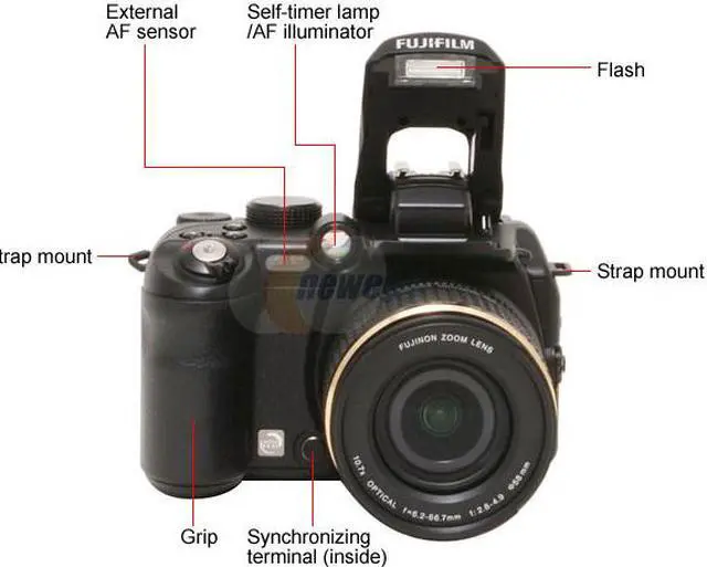 Alt view image 4 of 12 - FUJIFILM FinePix S9100 Black 9.0 MP 10.7X Optical Zoom 28mm Wide Angle Digital Camera