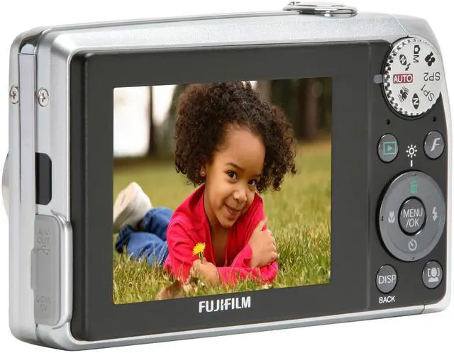 Alt view image 3 of 10 - FUJIFILM FinePix F40fd Silver 8.3 MP 3X Optical Zoom Digital Camera
